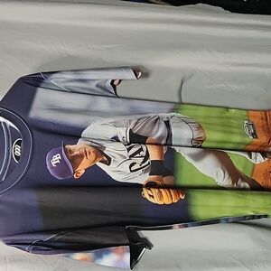 Men's Graphic Baseball Shirt Longoria